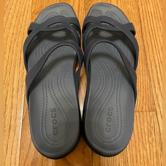 Crocs grayish blue color Swiftwater sandals - Picture 2 of 4